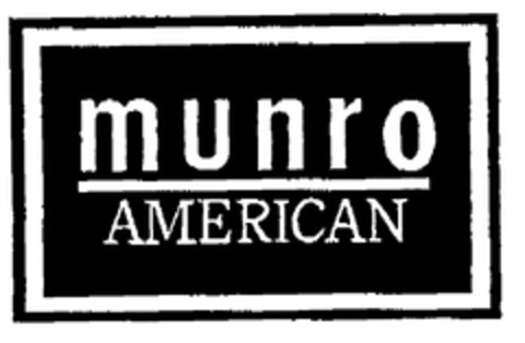 munro AMERICAN Logo (EUIPO, 16.01.1998)