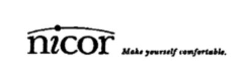 nicor Make yourself comfortable. Logo (EUIPO, 20.04.1998)