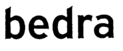 bedra Logo (EUIPO, 10.10.2000)
