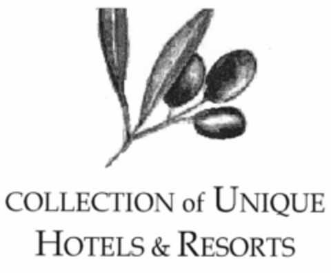 COLLECTION of UNIQUE HOTELS & RESORTS Logo (EUIPO, 03/13/2002)