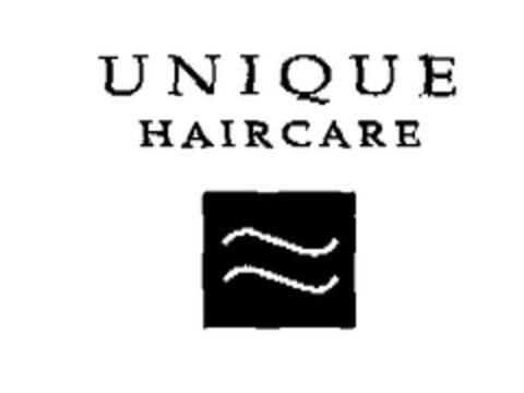 UNIQUE HAIRCARE Logo (EUIPO, 05.10.2003)