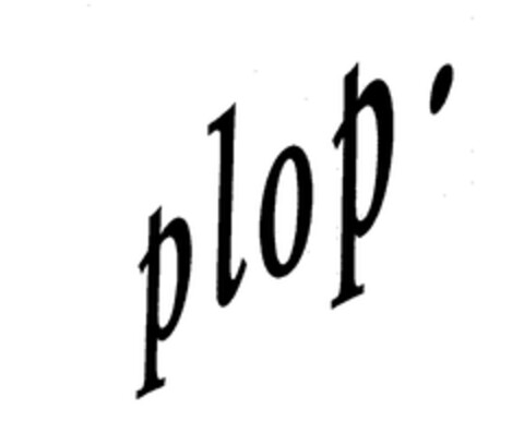 plop· Logo (EUIPO, 06.02.2004)