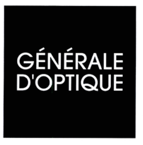 GÉNÉRALE D'OPTIQUE Logo (EUIPO, 02.04.2004)