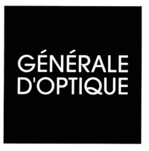 GÉNÉRALE D'OPTIQUE Logo (EUIPO, 04/02/2004)