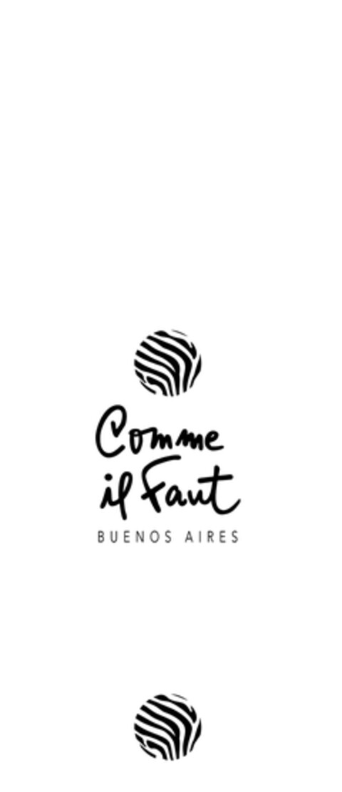 Comme il faut BUENOS AIRES Logo (EUIPO, 04/28/2004)