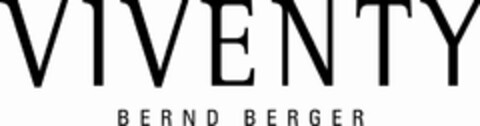 VIVENTY BERND BERGER Logo (EUIPO, 14.08.2006)