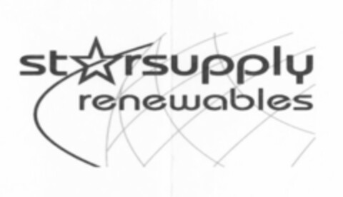 starsupply renewables Logo (EUIPO, 10/27/2008)