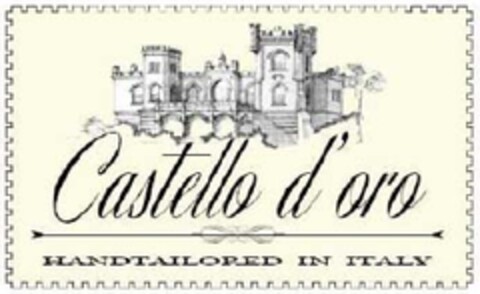 Castello d'oro - HANDTAILORED IN ITALY Logo (EUIPO, 23.06.2009)