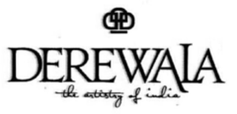 DEREWALA - THE ARTISTRY OF INDIA Logo (EUIPO, 28.07.2009)
