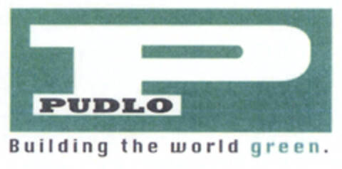 P PUDLO Building the world green. Logo (EUIPO, 02.04.2012)