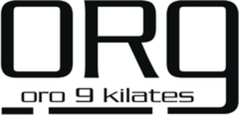 OR9 ORO 9 KILATES Logo (EUIPO, 04/18/2012)