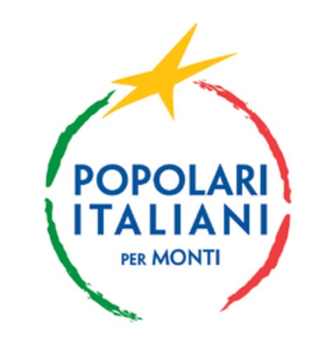 POPOLARI ITALIANI PER MONTI Logo (EUIPO, 21.12.2012)