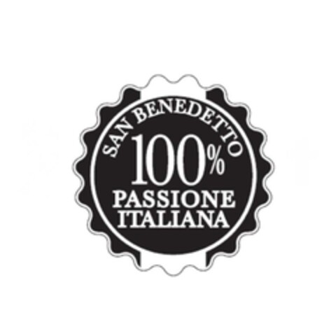 SAN BENEDETTO 100% PASSIONE ITALIANA Logo (EUIPO, 23.01.2014)