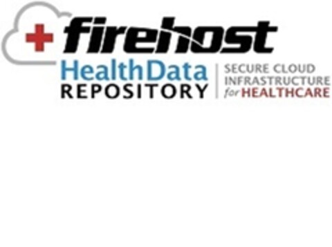 FIREHOST HEALTHDATA REPOSITORY SECURE CLOUD INFRASTRUCTURE FOR HEALTHCARE Logo (EUIPO, 06.06.2014)