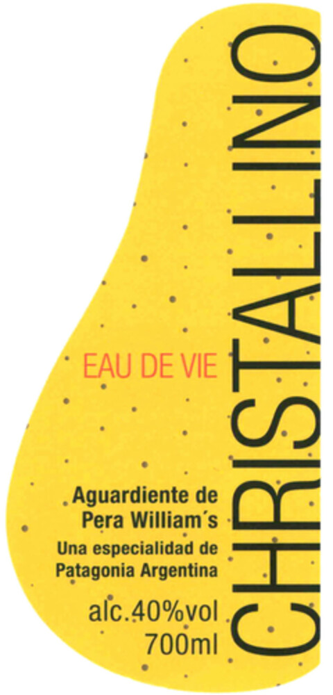 EAU DE VIE CHRISTALLINO Logo (EUIPO, 05.10.2015)