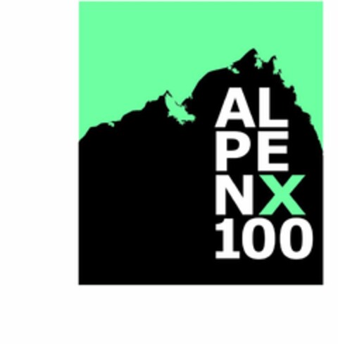 ALPEN X 100 Logo (EUIPO, 02/23/2017)