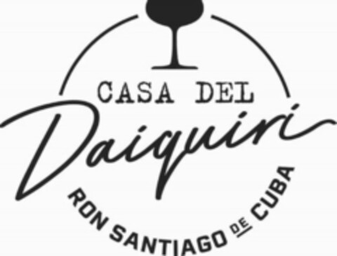 CASA DEL DAIQUIRI RON SANTIAGO DE CUBA Logo (EUIPO, 30.11.2021)