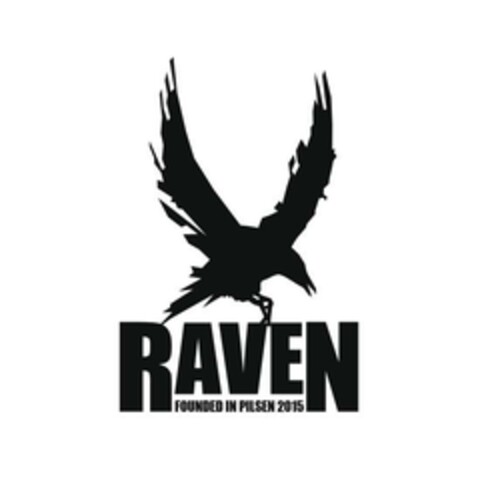 RAVEN FOUNDED IN PILSEN 2015 Logo (EUIPO, 08/10/2022)