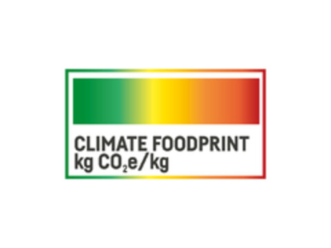 CLIMATE FOODPRINT kg CO₂e/kg Logo (EUIPO, 16.12.2022)