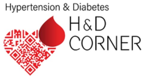 Hypertension & Diabetes H & D CORNER Logo (EUIPO, 04.07.2023)