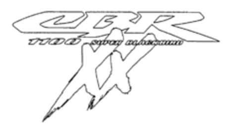 CBR 1100 SUPER BLACKBIRD Logo (EUIPO, 01.04.1996)