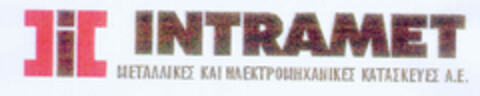 INTRAMET METAΛΛIKEΣ ΚΑΙ ΗΛΕΚΤΡΟΜΗΧΑΝΙΚΕΣ ΚΑΤΑΣΚΕΥΕΣ Α.Ε. Logo (EUIPO, 10.08.2001)