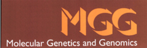 MGG Molecular Genetics and Genomics Logo (EUIPO, 19.08.2003)
