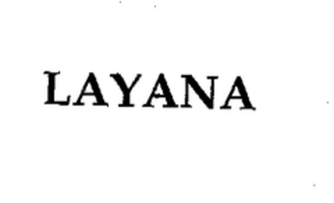 LAYANA Logo (EUIPO, 08.12.2003)