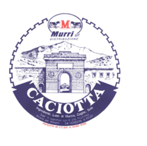 Murri srl DISTRIBUZIONE CACIOTTA Logo (EUIPO, 09.02.2004)