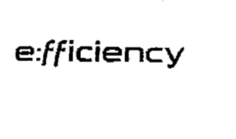 e:fficiency Logo (EUIPO, 15.07.2004)