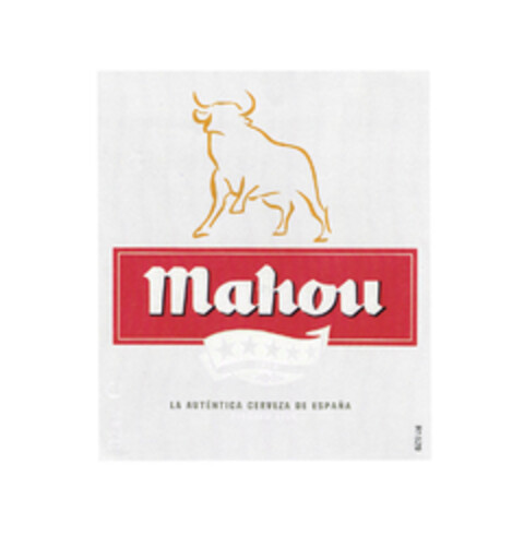 Mahou LA AUTÉNTICA CERVEZA DE ESPAÑA Logo (EUIPO, 01/12/2006)