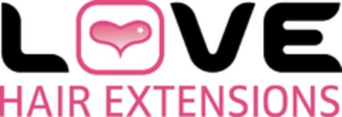 LOVE HAIR EXTENSIONS Logo (EUIPO, 19.10.2006)