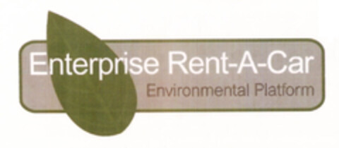 Enterprise Rent-A-Car Environmental Platform Logo (EUIPO, 07/20/2007)