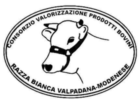 CONZORZIO VALORIZZAZIONE PRODOTTI BOVINI RAZZA BIANCA VALPADANA-MODENESE Logo (EUIPO, 21.12.2007)