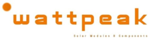 wattpeak Solar Modules & Components Logo (EUIPO, 22.01.2009)