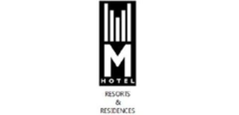 M HOTEL RESORTS & RESIDENCES Logo (EUIPO, 15.06.2009)