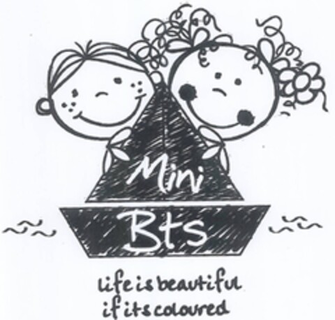 MINI BTS LIFE IS BEAUTIFUL IF ITS COLOURED Logo (EUIPO, 16.10.2009)