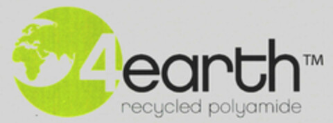 4earth recycled polyamide Logo (EUIPO, 09.12.2009)