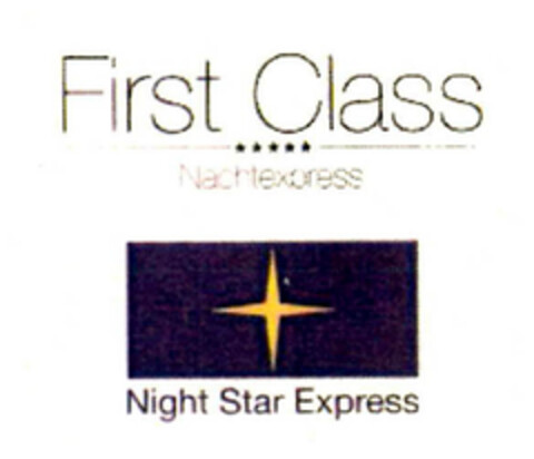 First Class Nachtexpress - Night Star Express Logo (EUIPO, 01.07.2011)