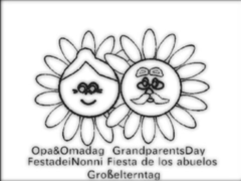 Opa & Omadag, Grandparents Day, Festa dei Nonni, Festa des los abuelos, Großelterntag Logo (EUIPO, 09/10/2013)