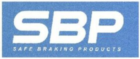 SBP SAFE BRAKING PRODUCTS Logo (EUIPO, 30.12.2013)