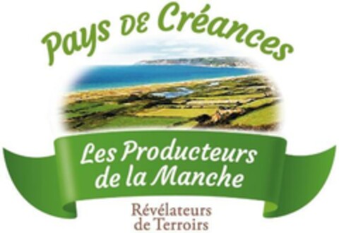 PAYS DE CREANCES LES PRODUCTEURS DE LA MANCHE REVELATEURS DE TERROIRS Logo (EUIPO, 12/18/2015)