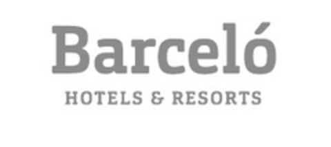 BARCELÓ HOTELS & RESORTS Logo (EUIPO, 05/23/2016)