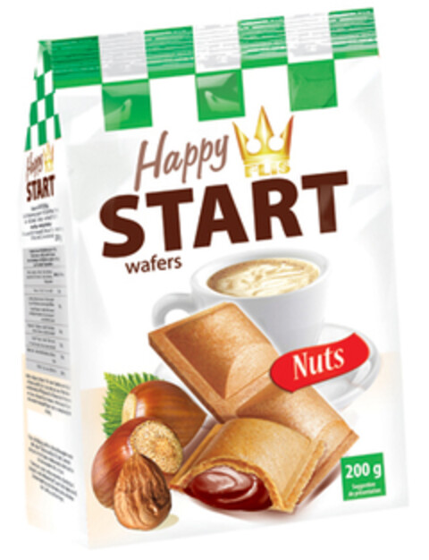 Happy Flis START wafers Nuts 200g Logo (EUIPO, 18.10.2016)