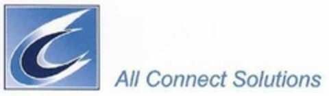 ALL CONNECT SOLUTIONS Logo (EUIPO, 05/06/2019)