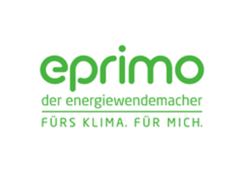 eprimo der energiewendemacher FÜRS KLIMA. FÜR MICH. Logo (EUIPO, 06/21/2021)