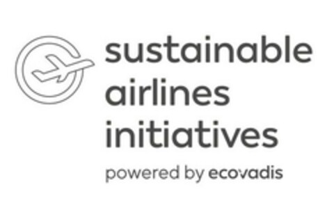 sustainable airlines initiatives powered by ecovadis Logo (EUIPO, 27.07.2022)