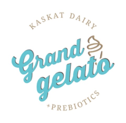 KASKAT DAIRY Grand gelato + PREBIOTICS Logo (EUIPO, 31.08.2023)
