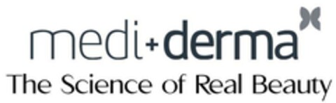 medi+derma The Science of Real Beauty Logo (EUIPO, 10/02/2023)