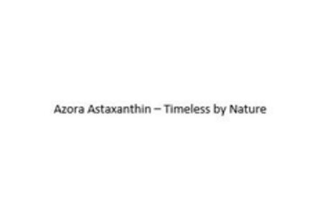 Azora Astaxanthin - Timeless by Nature Logo (EUIPO, 21.06.2024)